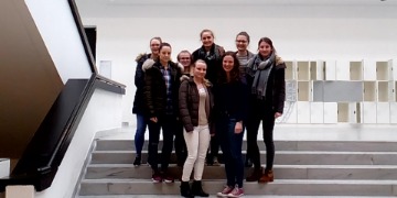 Schüler bei den Würzburger Aphasietagen Schüler von Ober-, Mittel- und Unterkurs in Würzburg